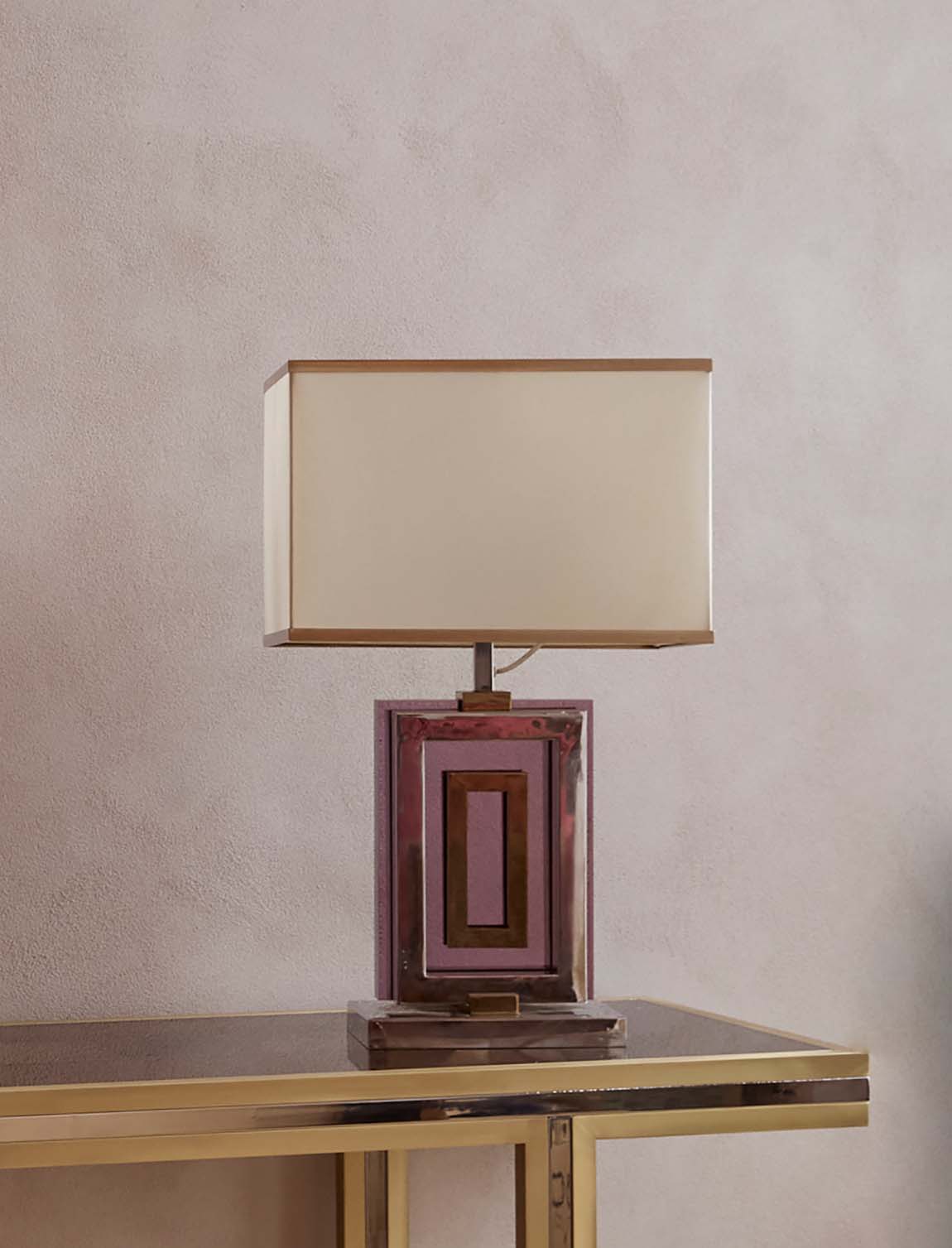 1970s Signed Romeo Rega Table Lamp