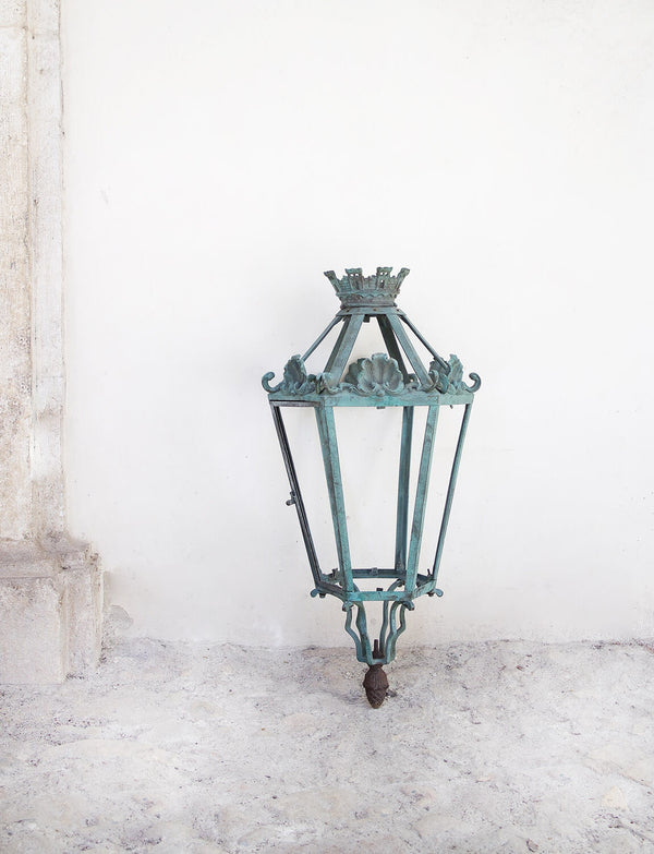 1800s Tuscan Metal Lantern