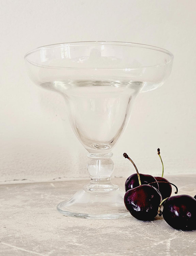 Set of Six 1950s Elegant Glass Gelato Bowls