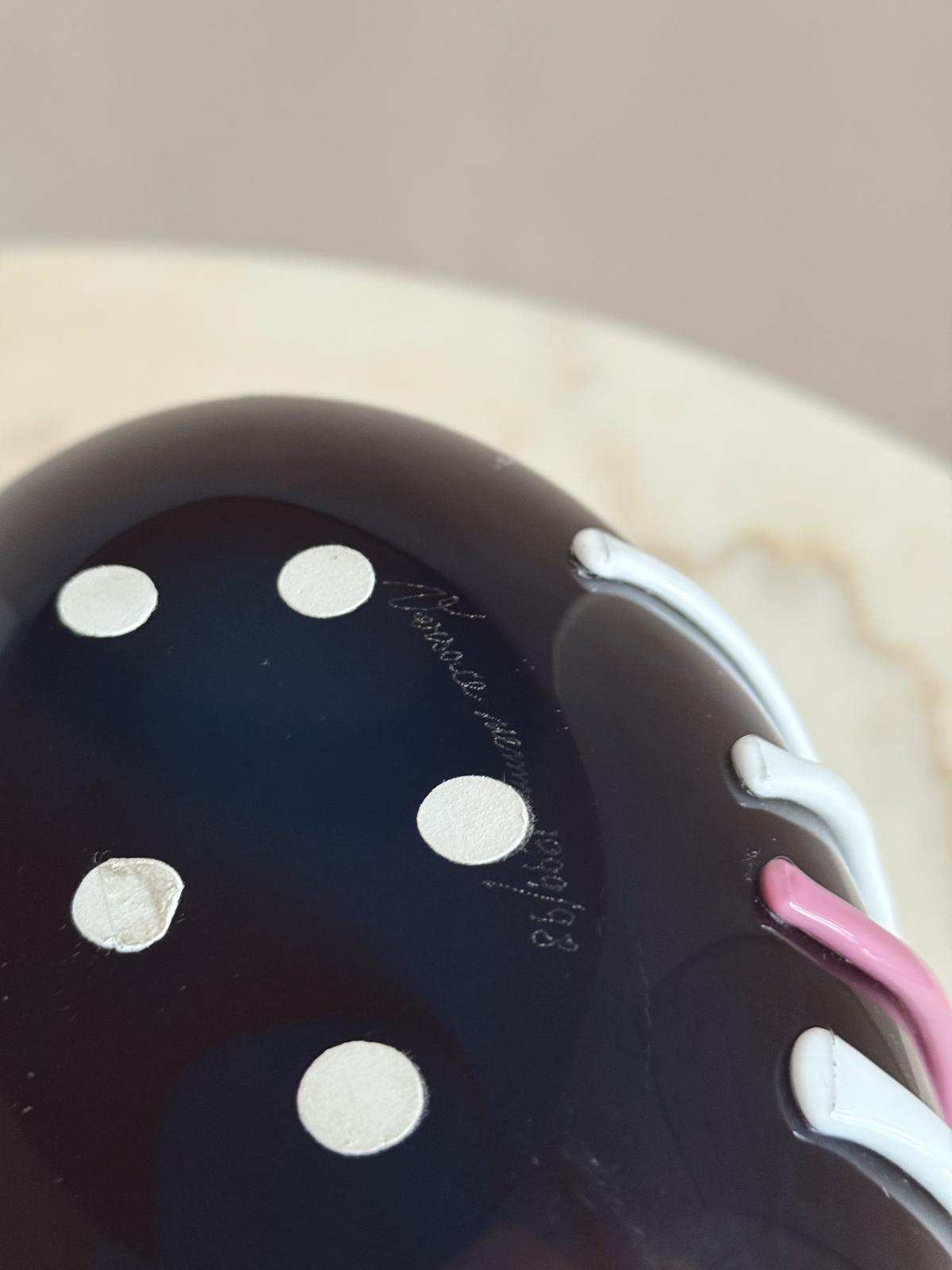 Versace for Venini, Murano Glass Candy Vase 1998