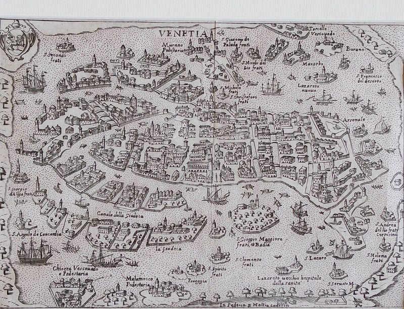 17th Century Maps of Venice, Florence and Milan