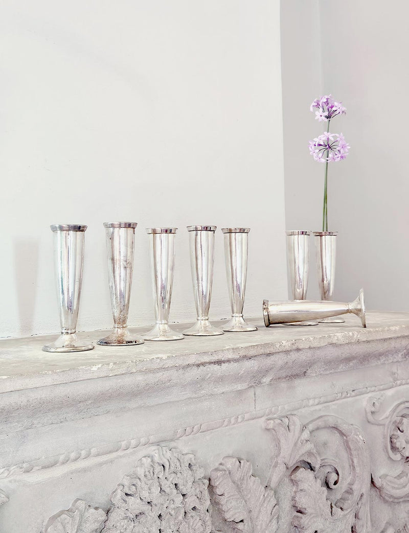 Set of Eight Krupp Milano Single Stem Vases