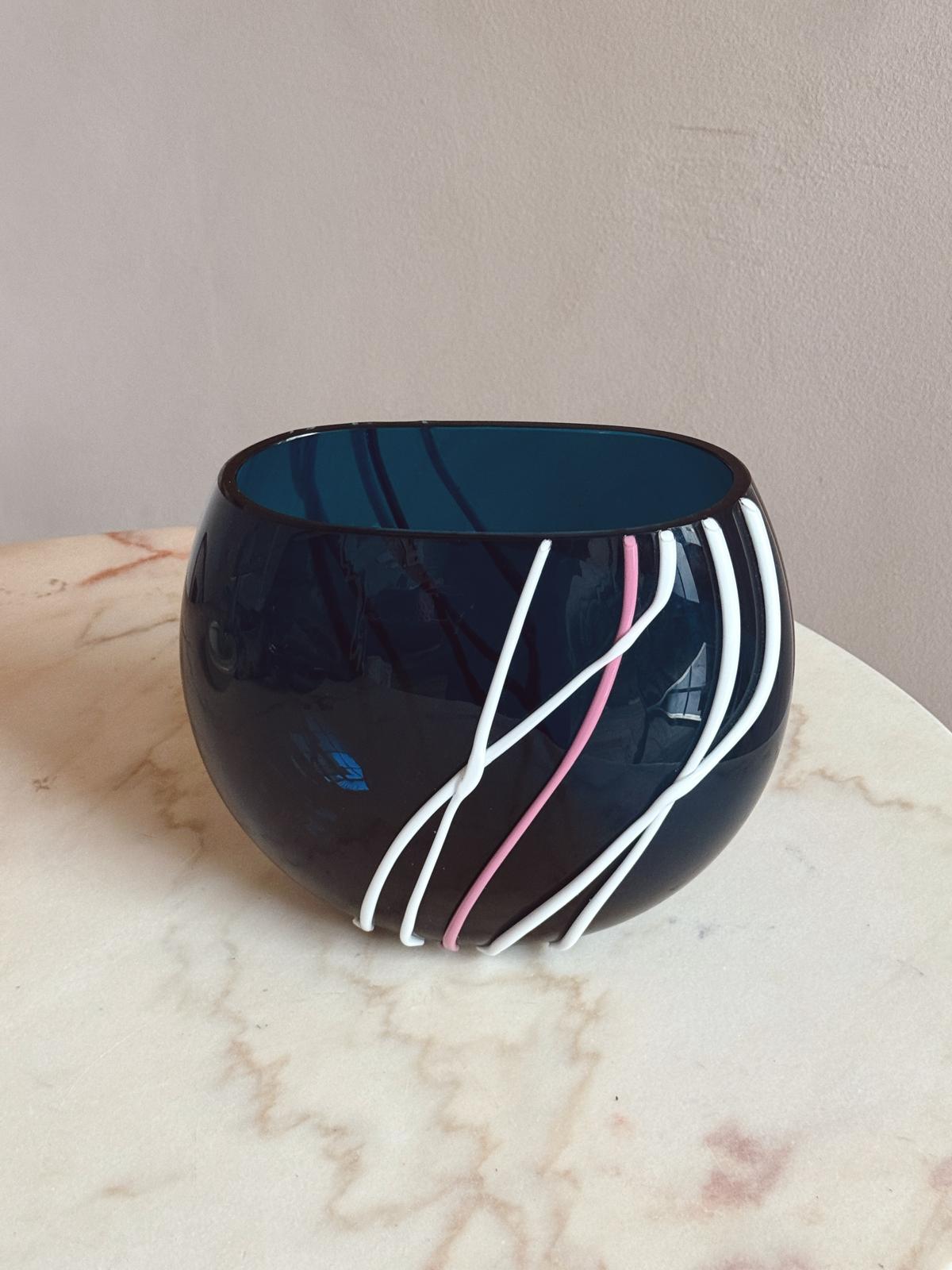 Versace for Venini, Murano Glass Candy Vase 1998