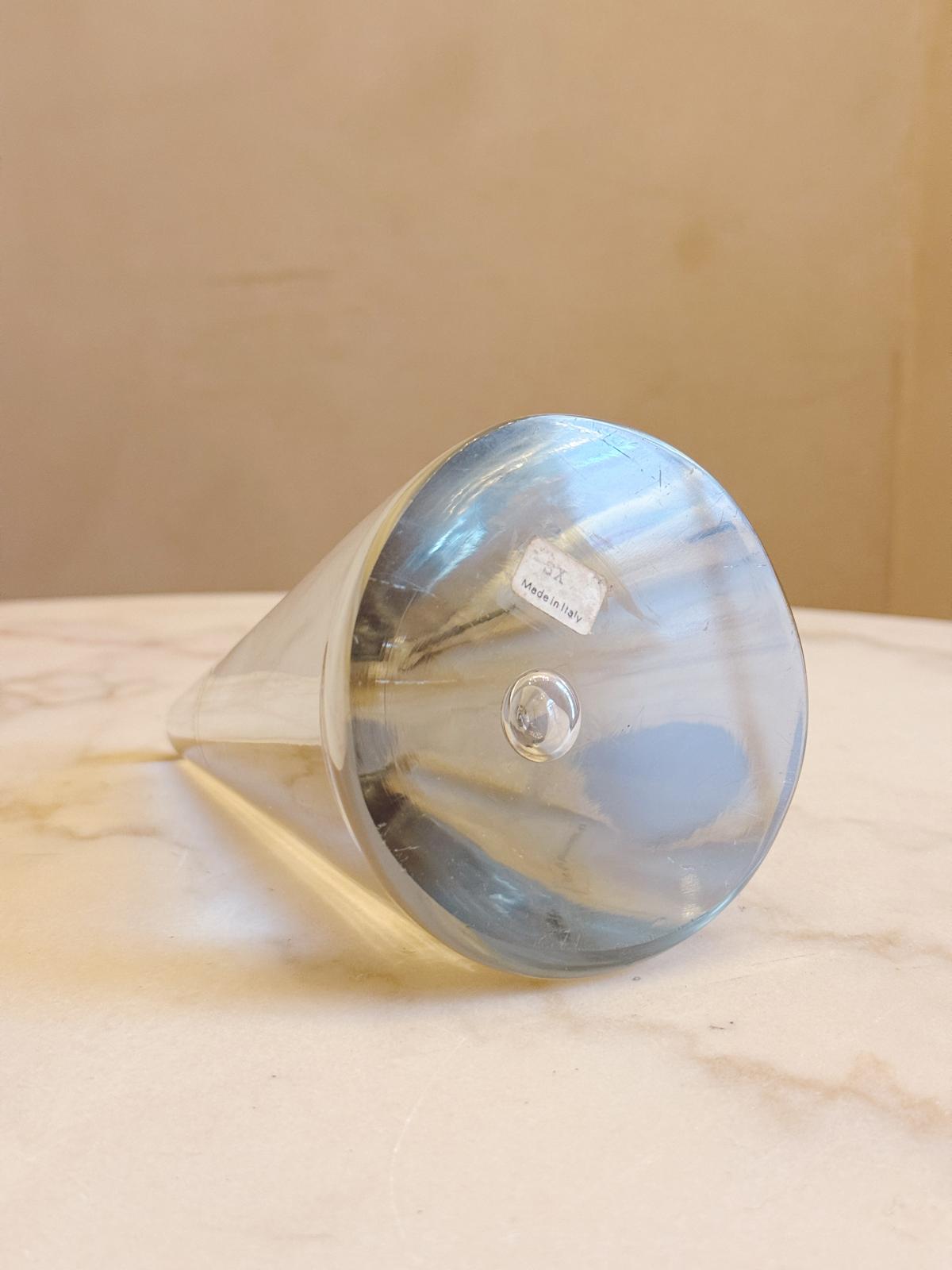 1970s Barbini Murano Glass Conical Ornament