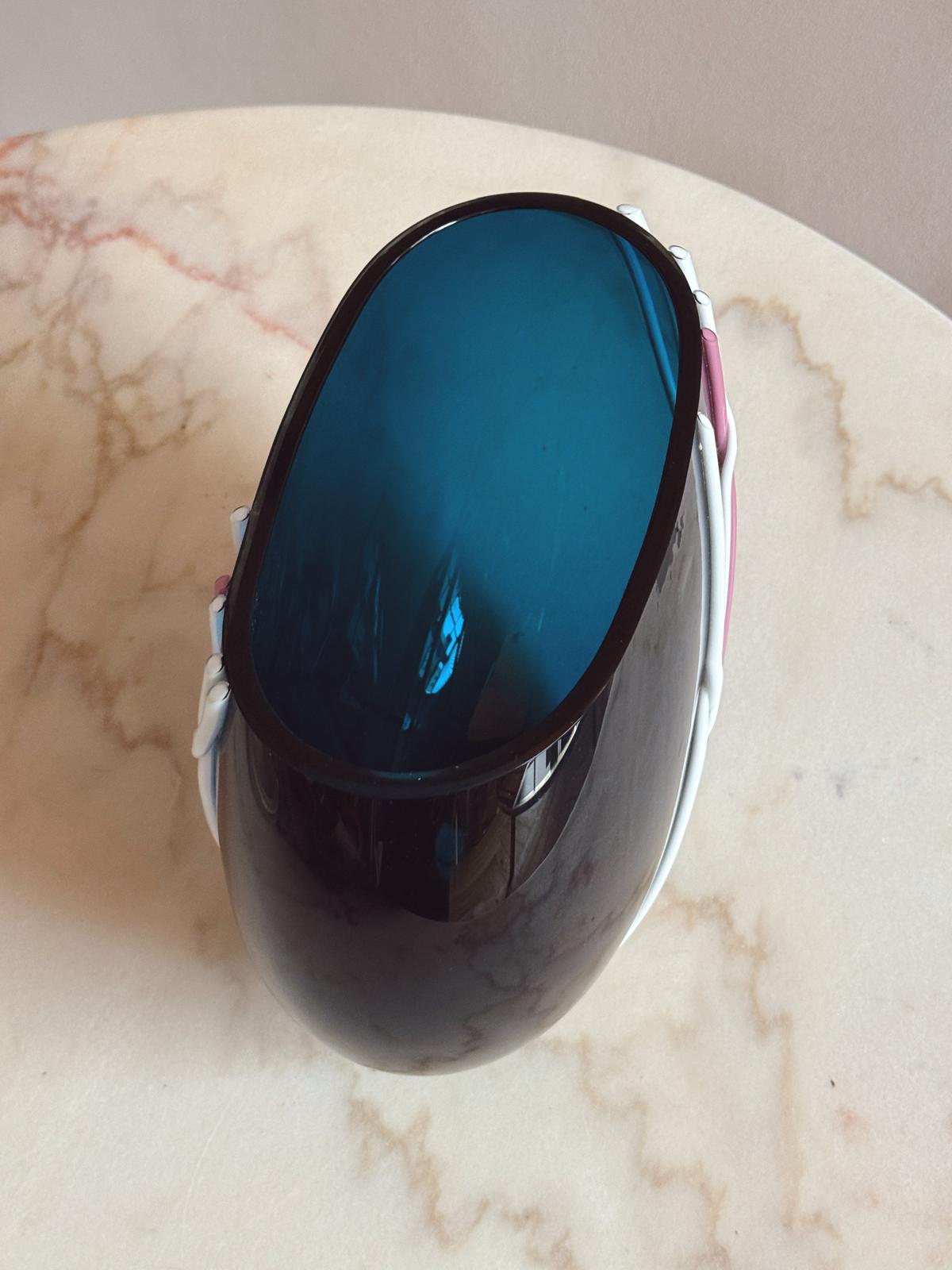 Versace for Venini, Murano Glass Candy Vase 1998