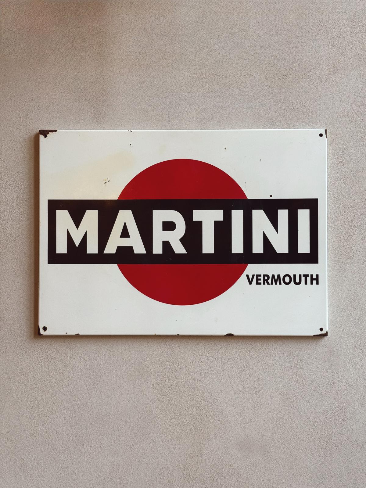 1960s Original Martini Sign