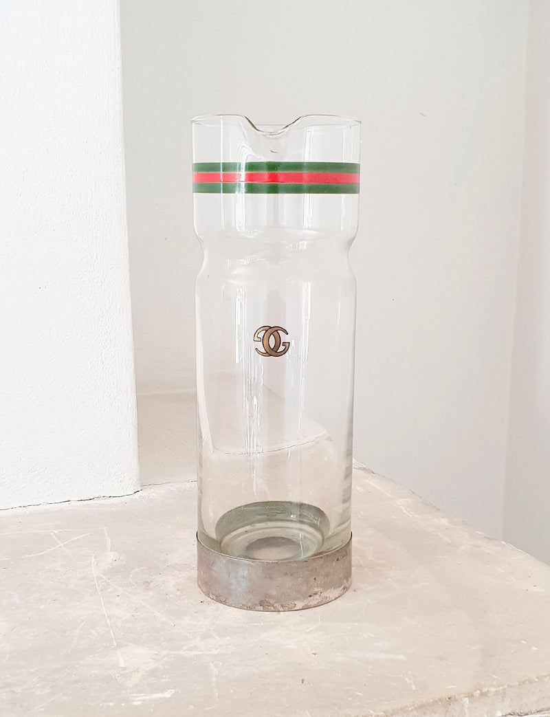 1970s Gucci Monogrammed Decanter