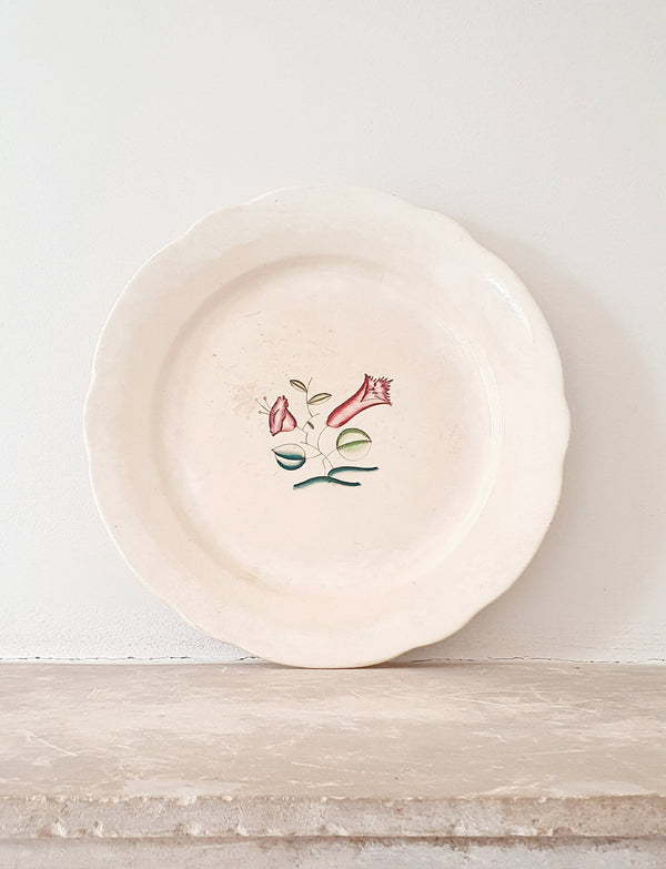 1930s Guido Andlovitz Serving Plate with Flower Motif