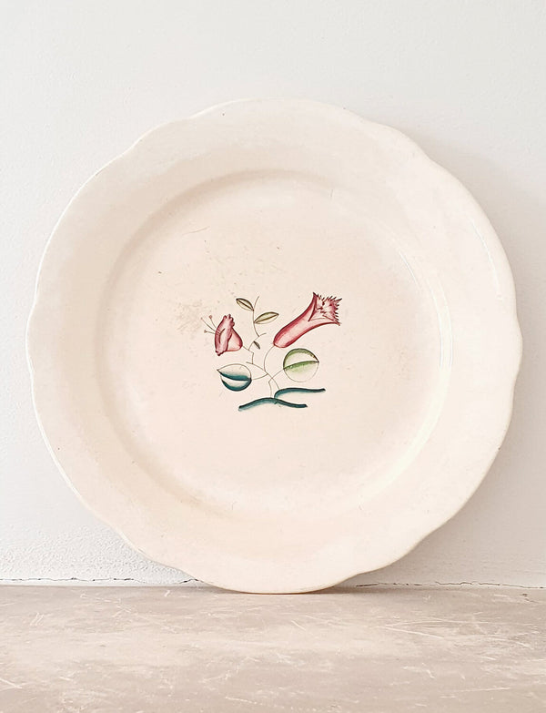 1930s Guido Andlovitz Serving Plate with Flower Motif