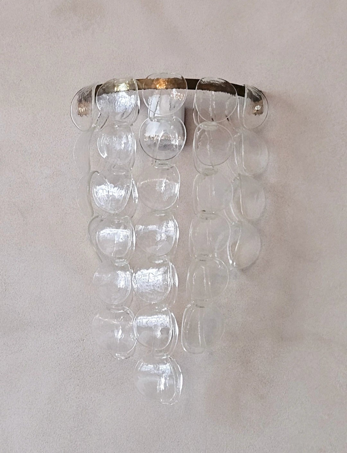 Pair of 1960s Murano Glass Wall Sconces