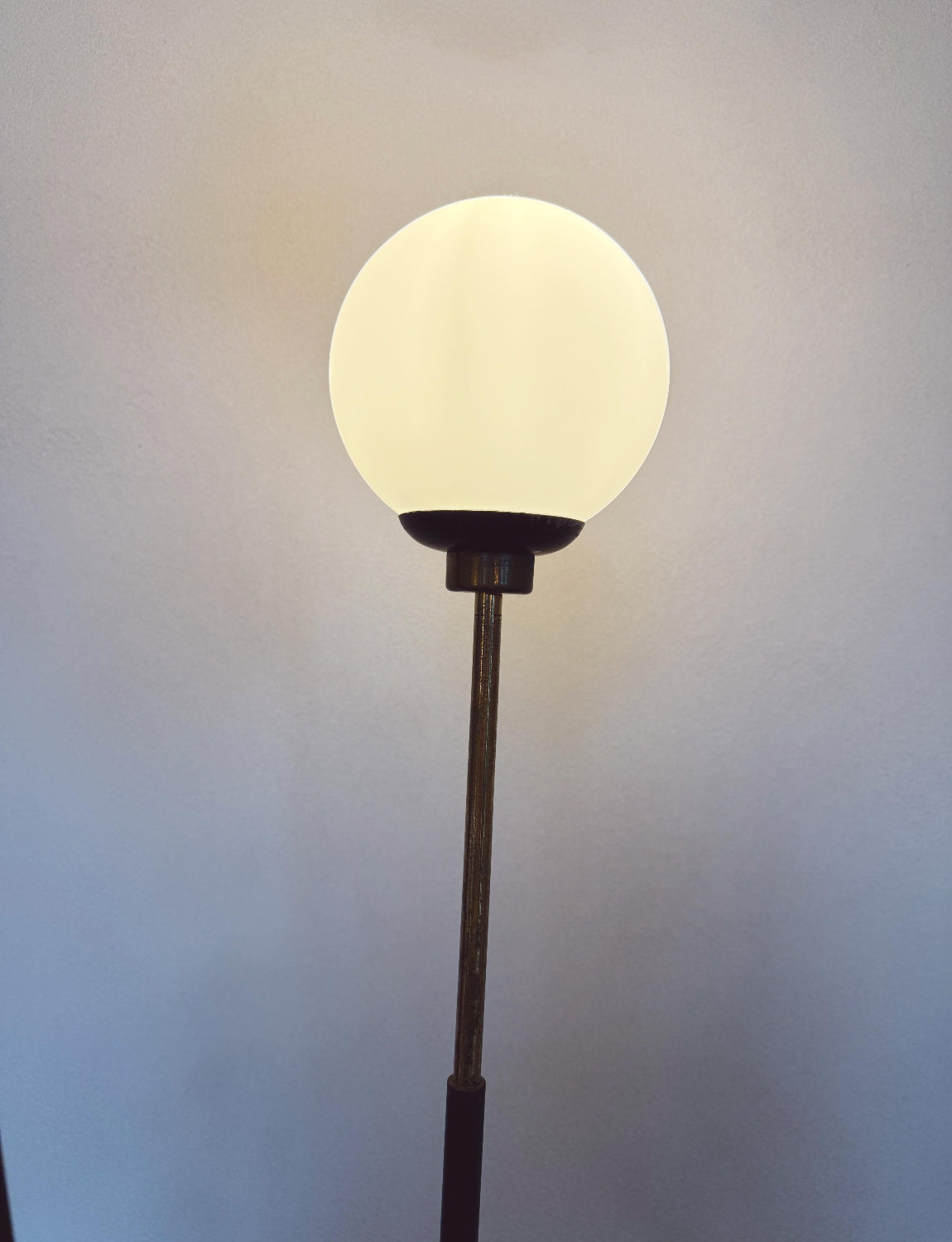 1960s Double Ball Floor lamp attributed to Stilux