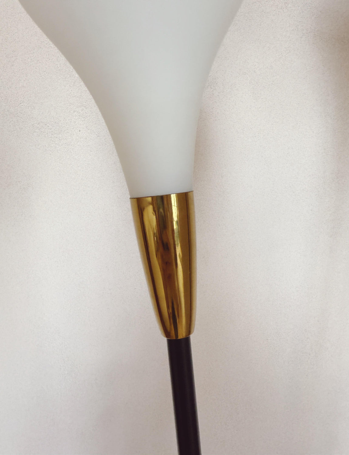 1960s Double Flute Floor lamp attributed to Stilux