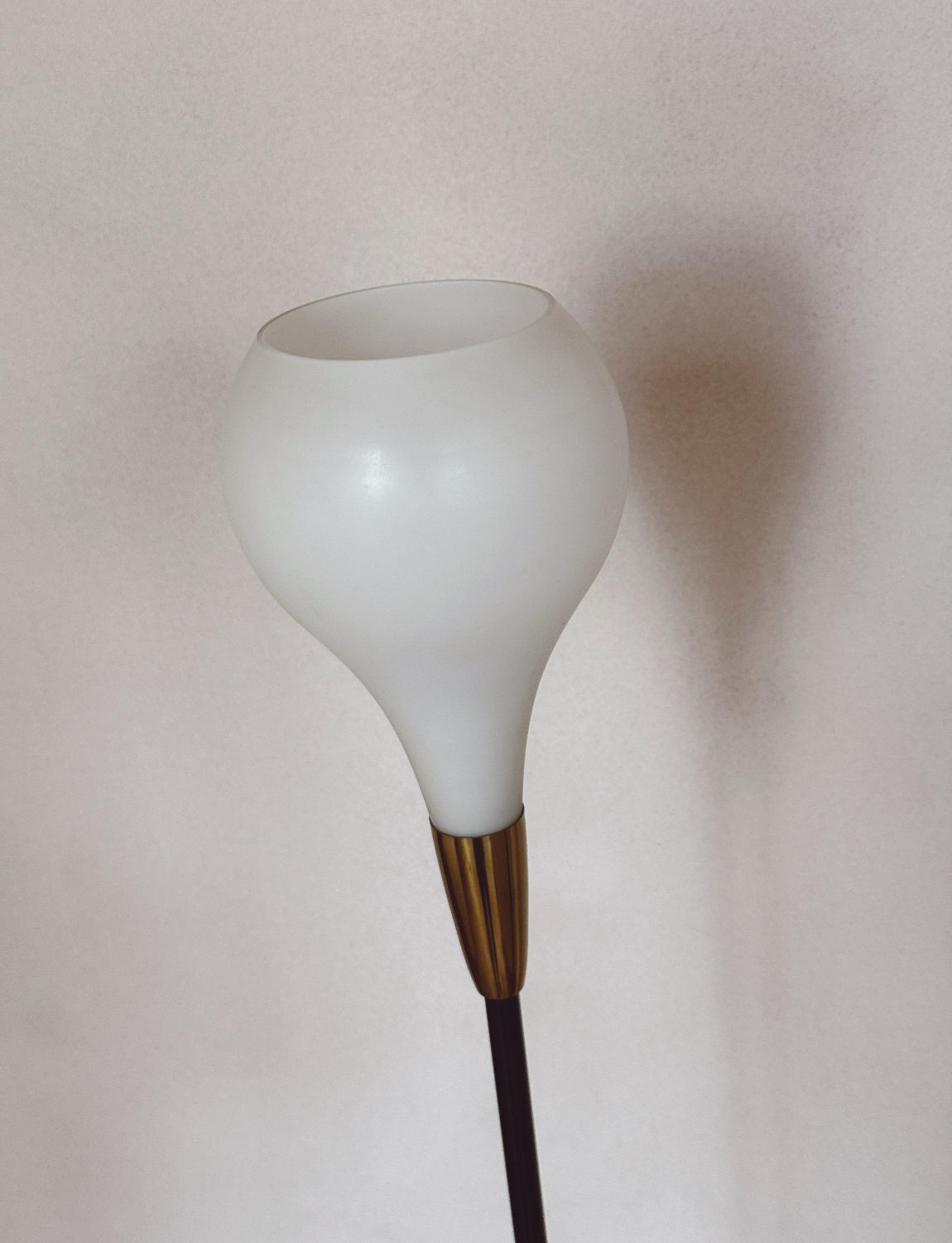 1960s Double Flute Floor lamp attributed to Stilux