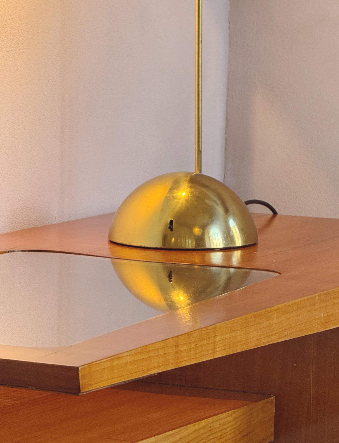 1980s Tronconi Milano 'Bikini' Brass Desk Lamp