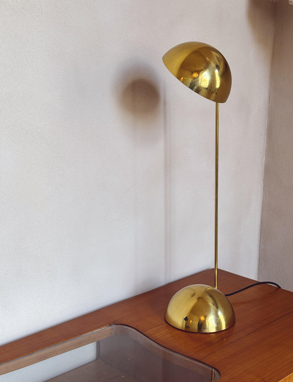 1980s Tronconi Milano 'Bikini' Brass Desk Lamp