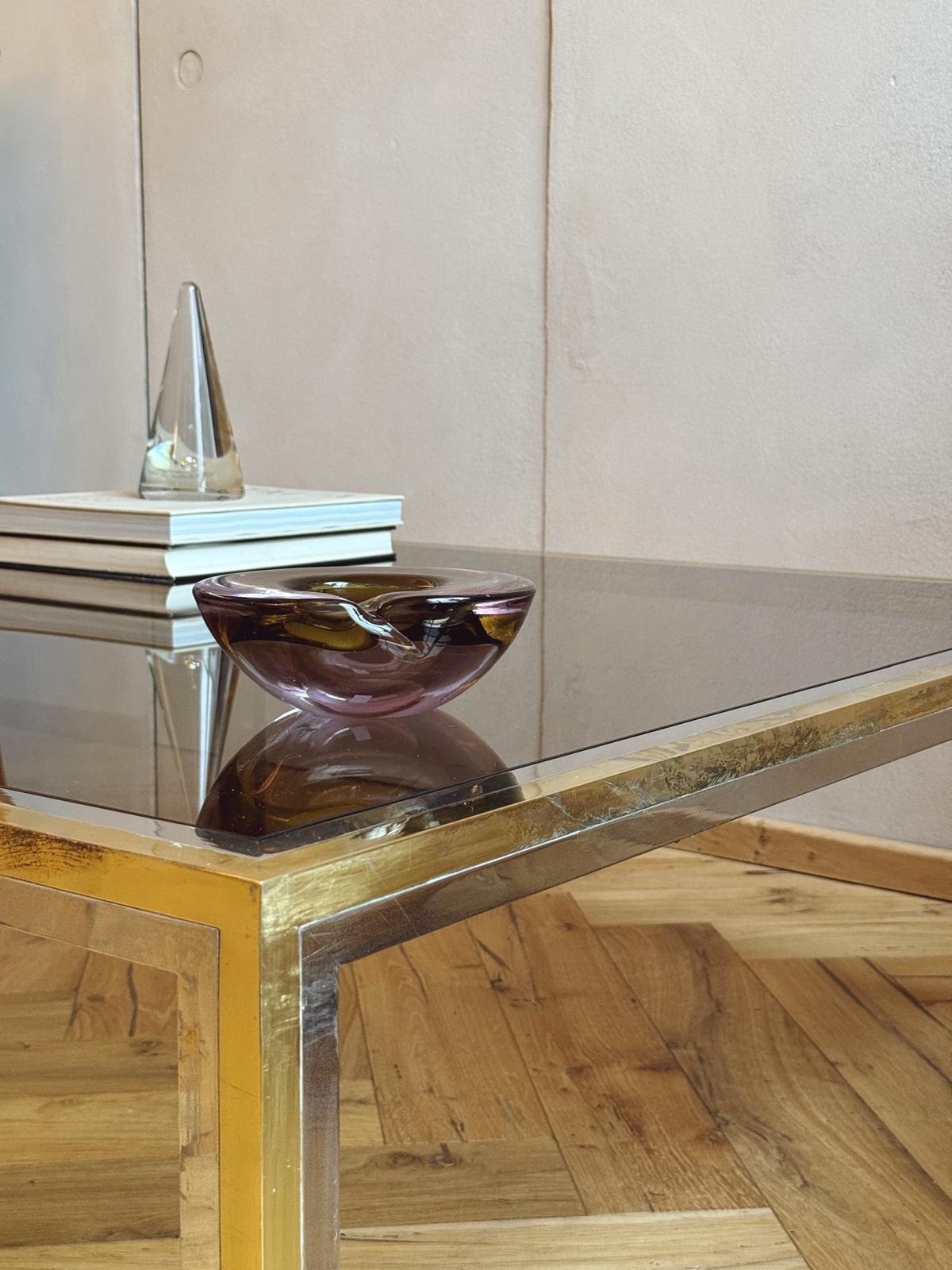 1970s Large Square Romeo Rega Coffee Table