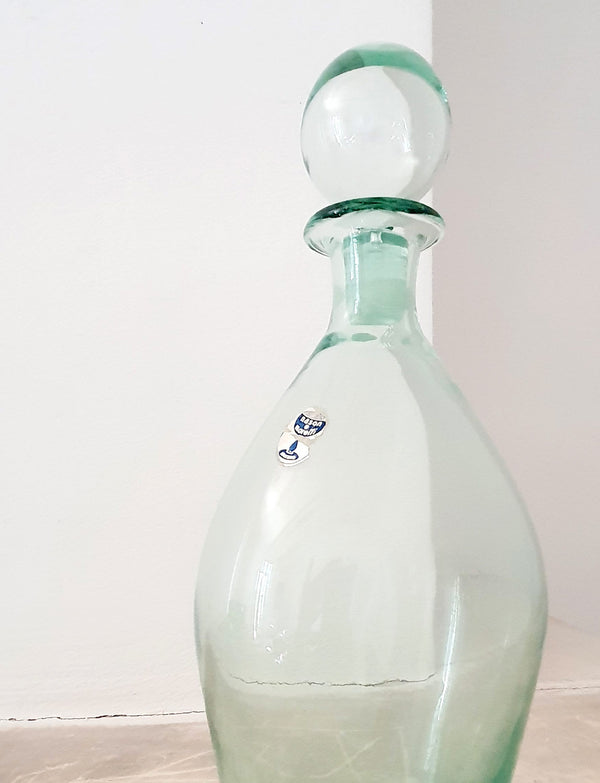 1950s Nason Moretti Decorative Hand-Blown Murano Glass Decanter
