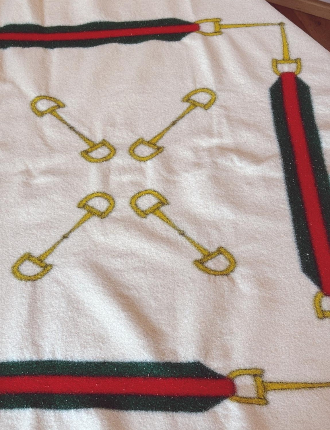 1970s Cream Gucci Blanket