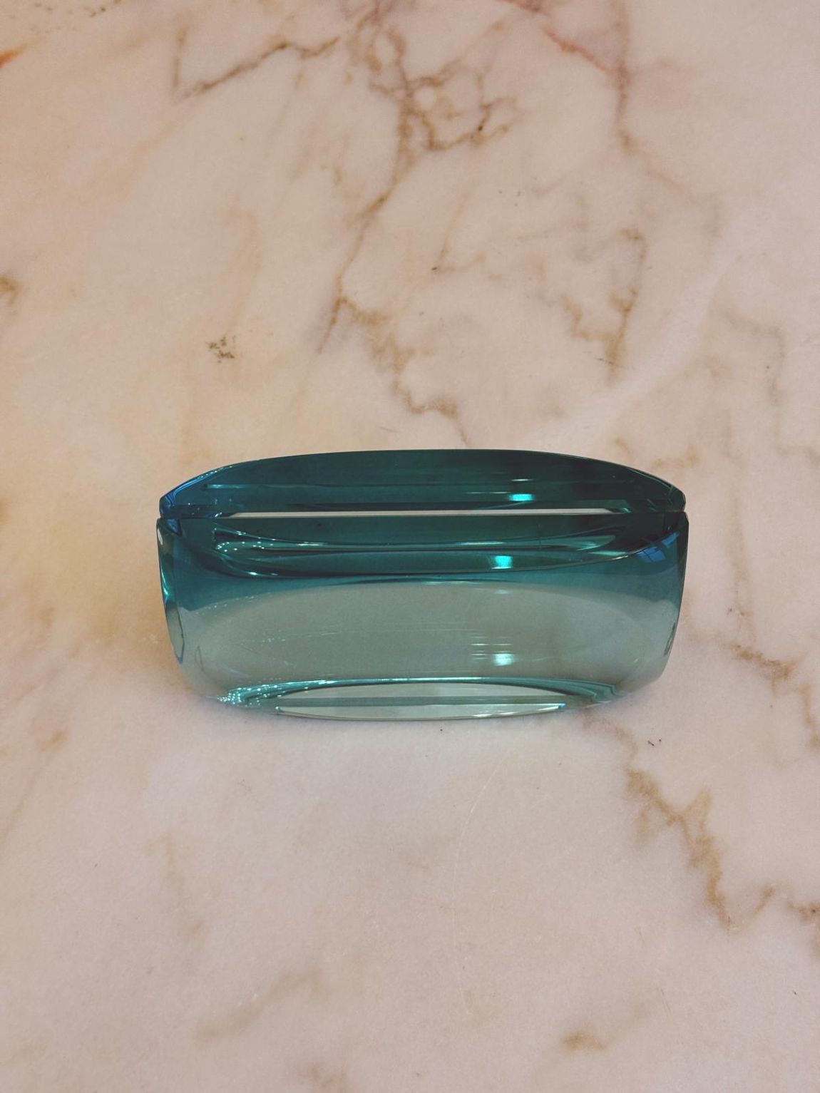 1960s Signed Fontana Arte Glass Picture Frame