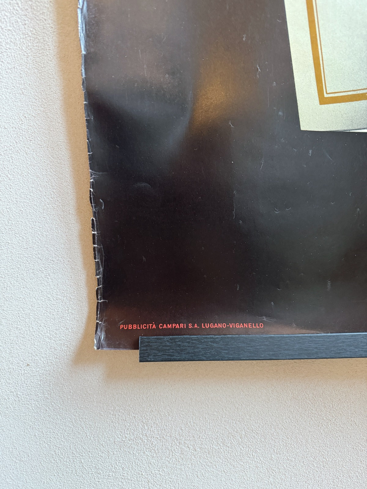 1957 Bitter Campari Original Lithograph Poster by Carlo Fisanotti