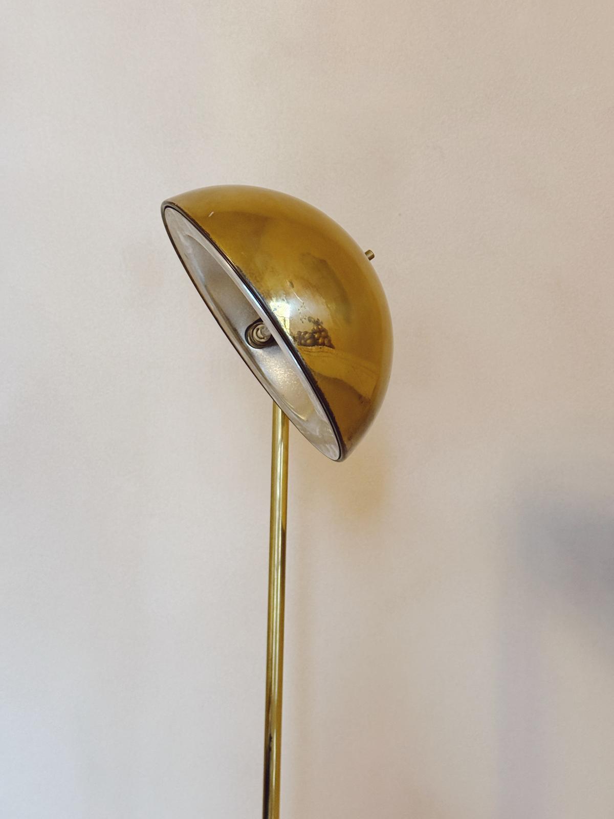 1970s Tronconi Milano 'Bikini' Brass Floor Lamp
