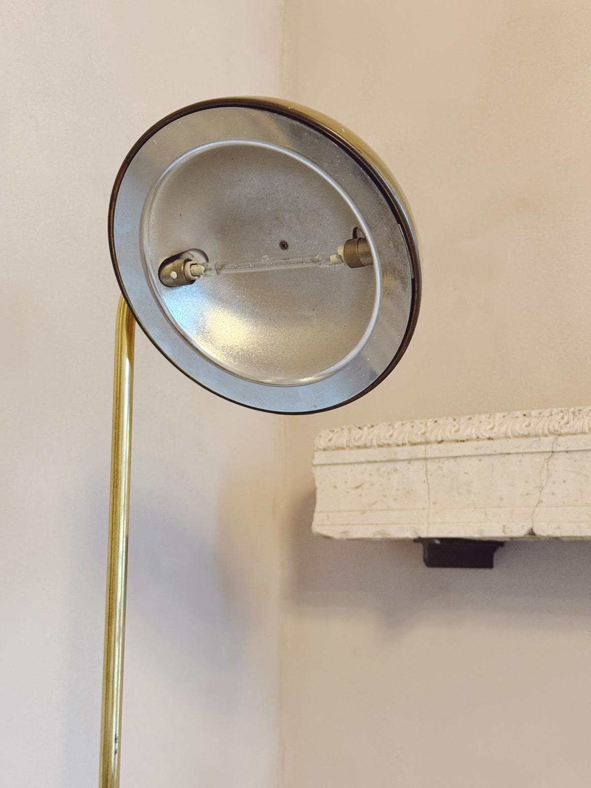 1970s Tronconi Milano 'Bikini' Brass Floor Lamp