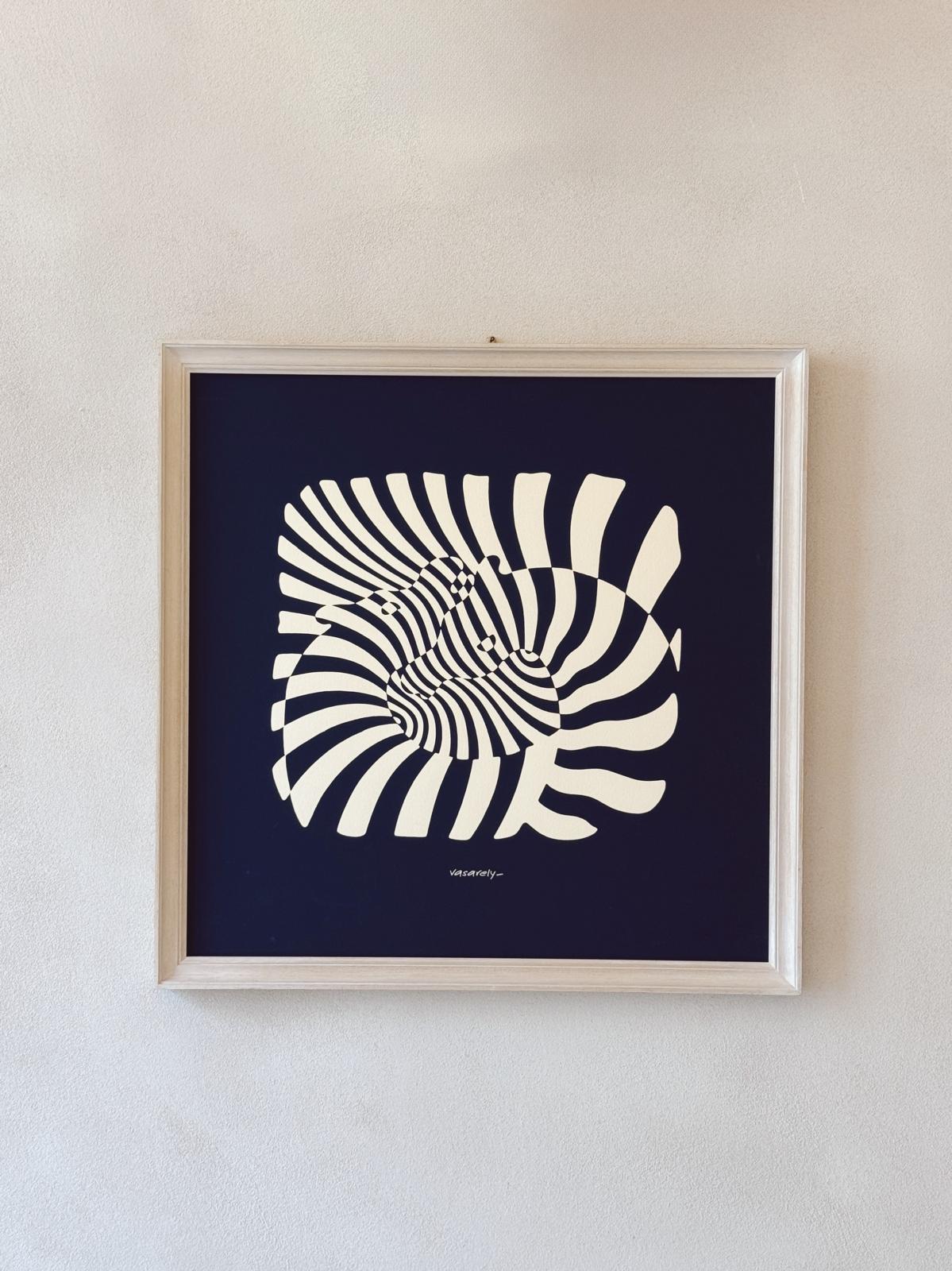 Zebra by Vicktor Vasarely, 1975