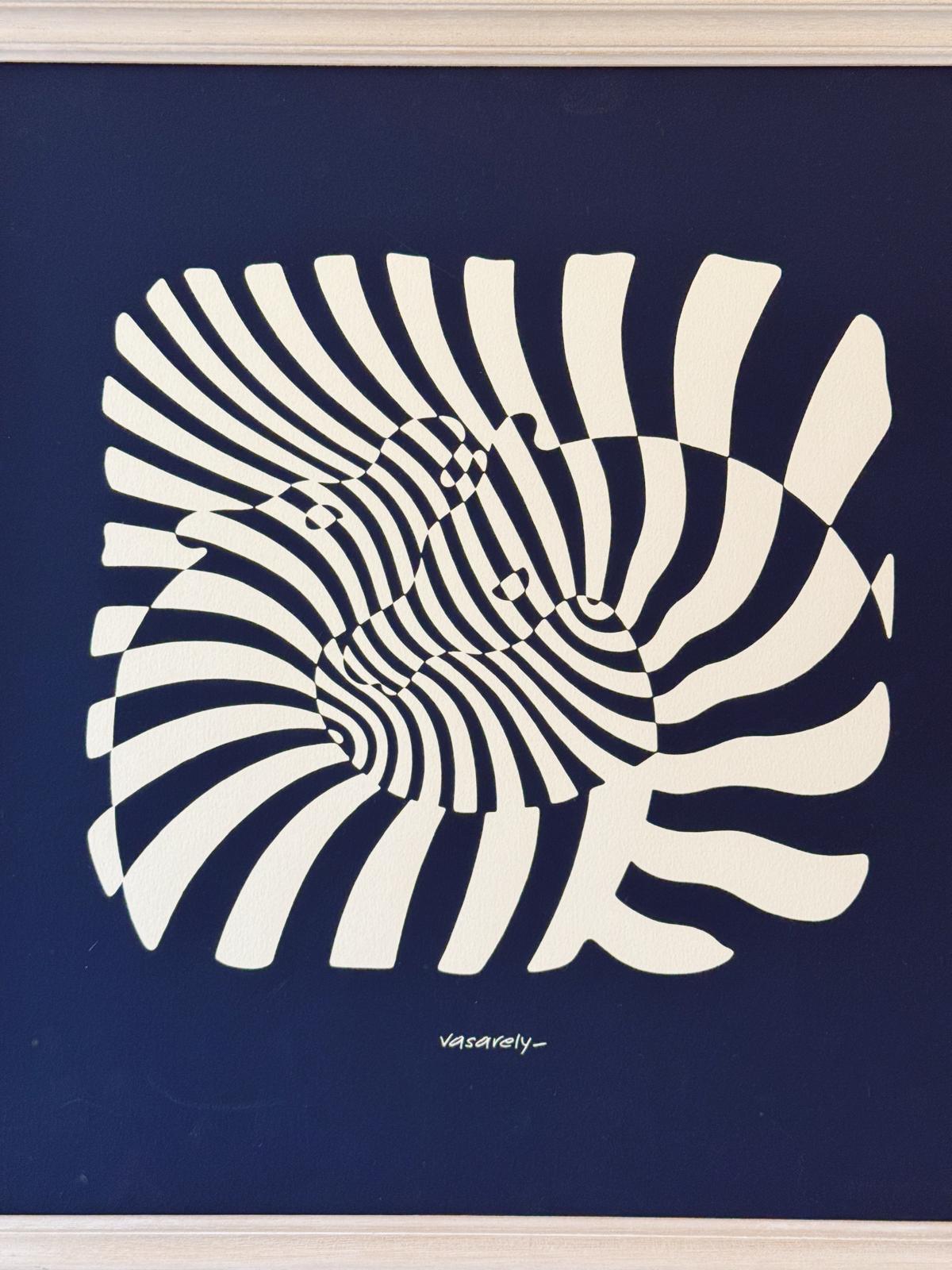 Zebra by Vicktor Vasarely, 1975