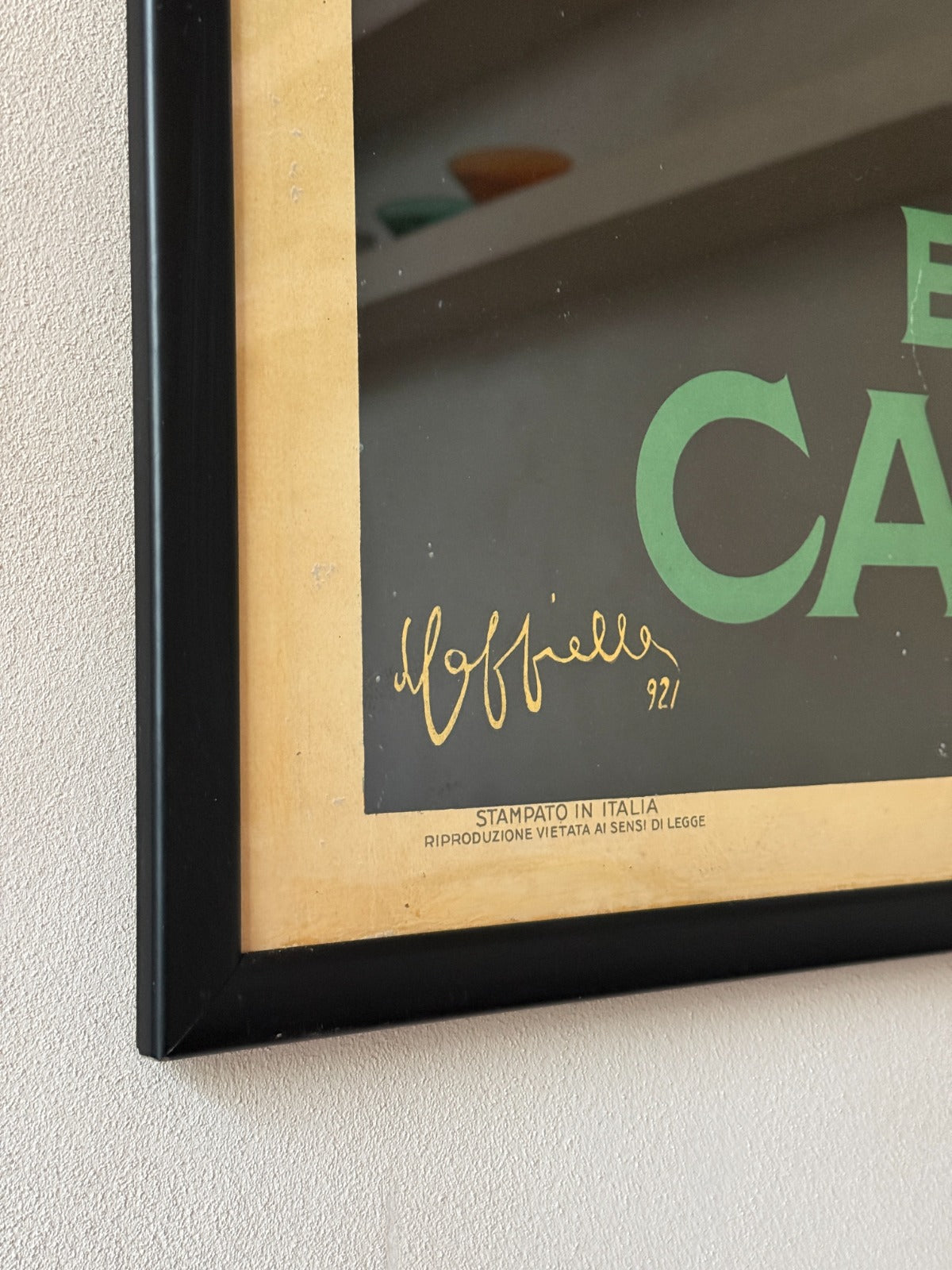 Leonetto Cappiello’s “Bitter Campari” (1921) Lithographic Poster