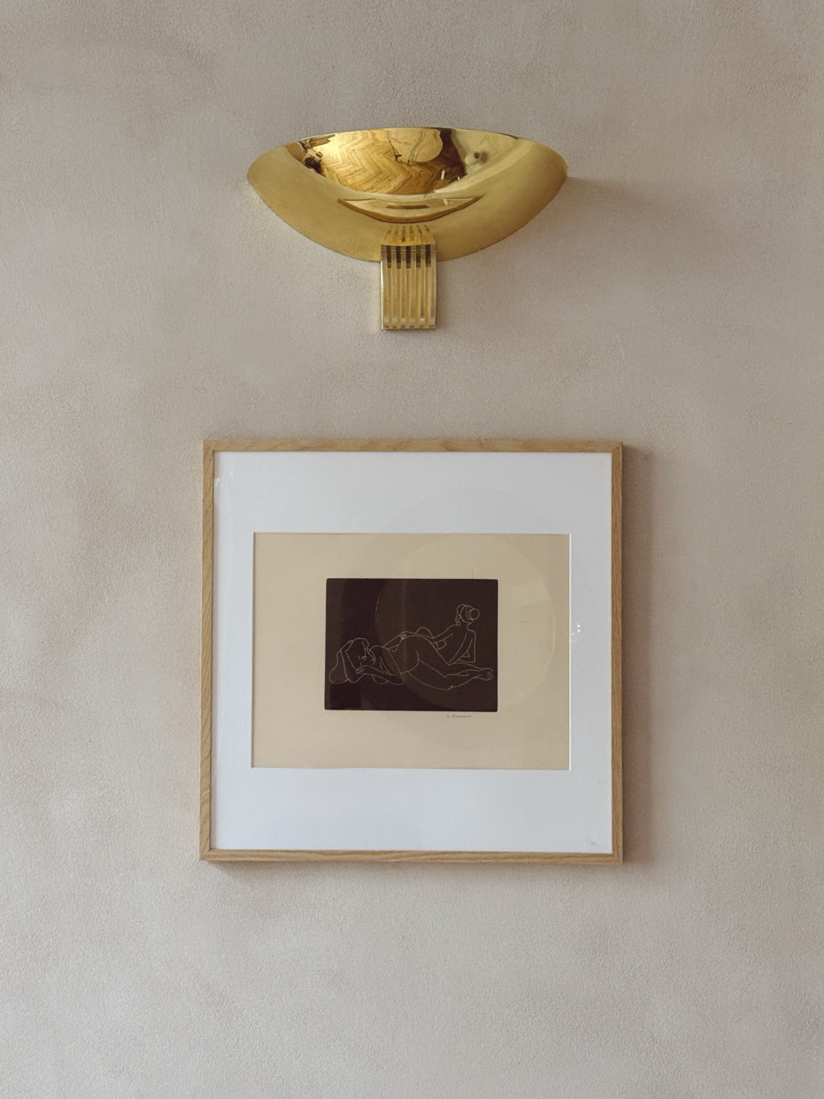 White on black, Nudes, Lithograph, 1976 A. Romano, 2 available