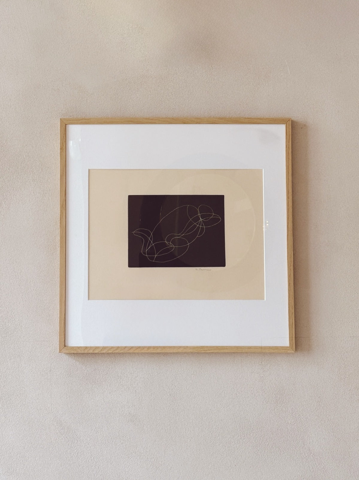 White on black, Forms, Lithograph, 1976 A. Romano