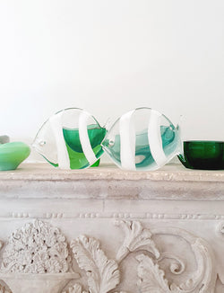 Pair of Hand-Blown Murano Glass Fish by Archimede Seguso