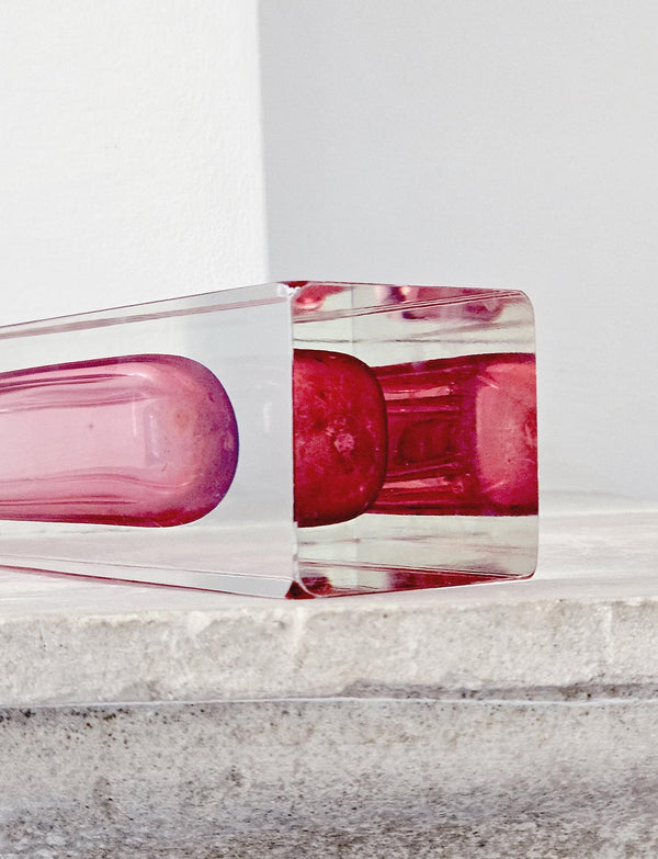 1960s Pink Mandruzzato Vase
