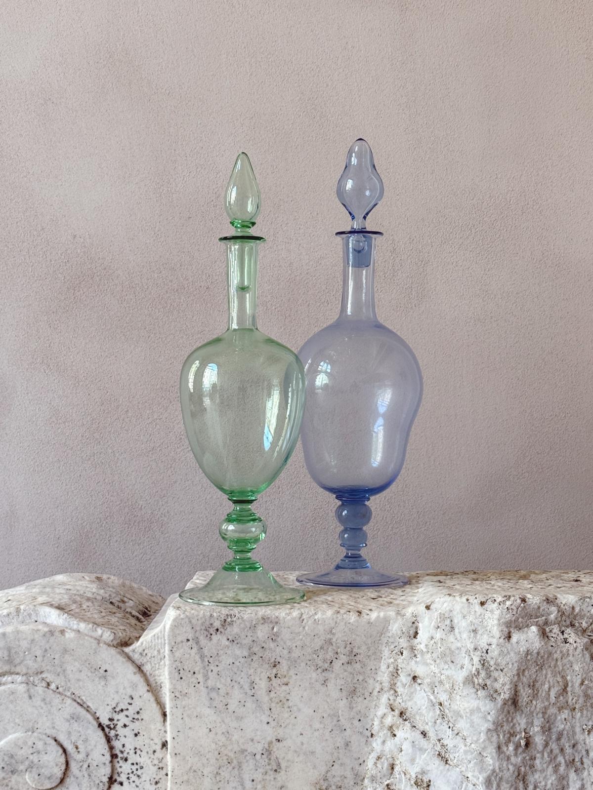 Murano Glass Vases, Bottles, Apothecary Jars