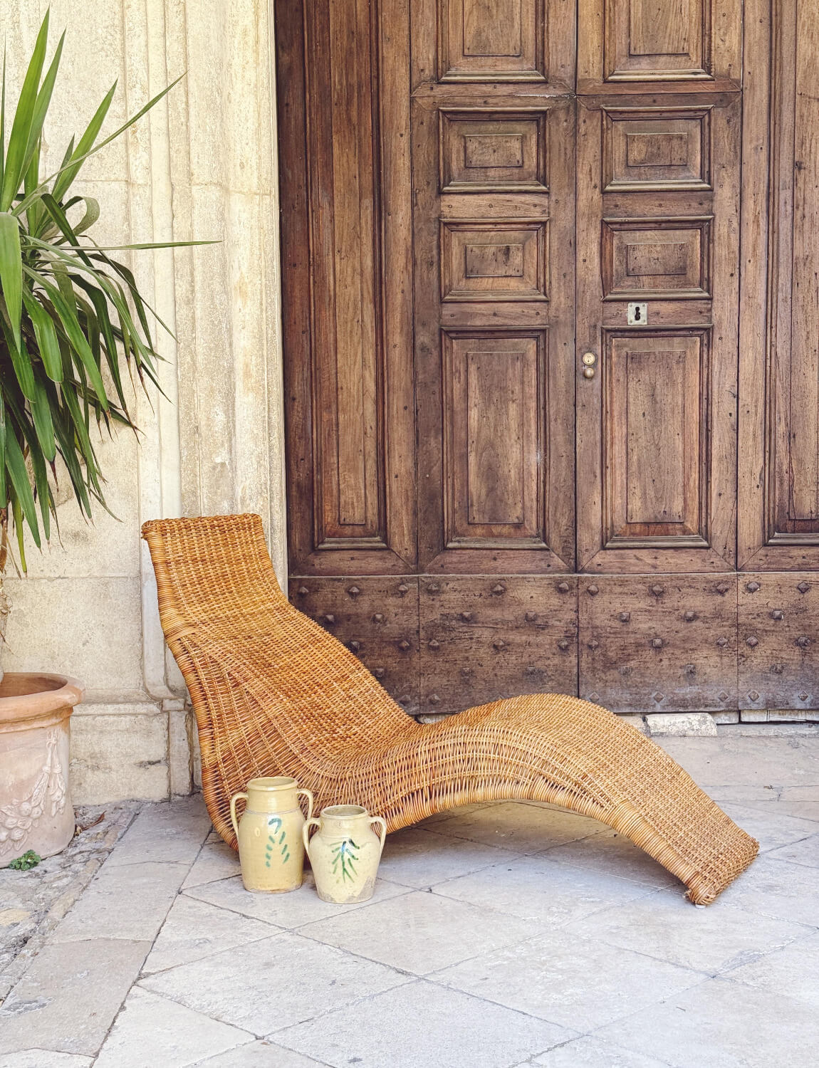 Pair of 1930s Tree of Life Pots with Handles (medium)