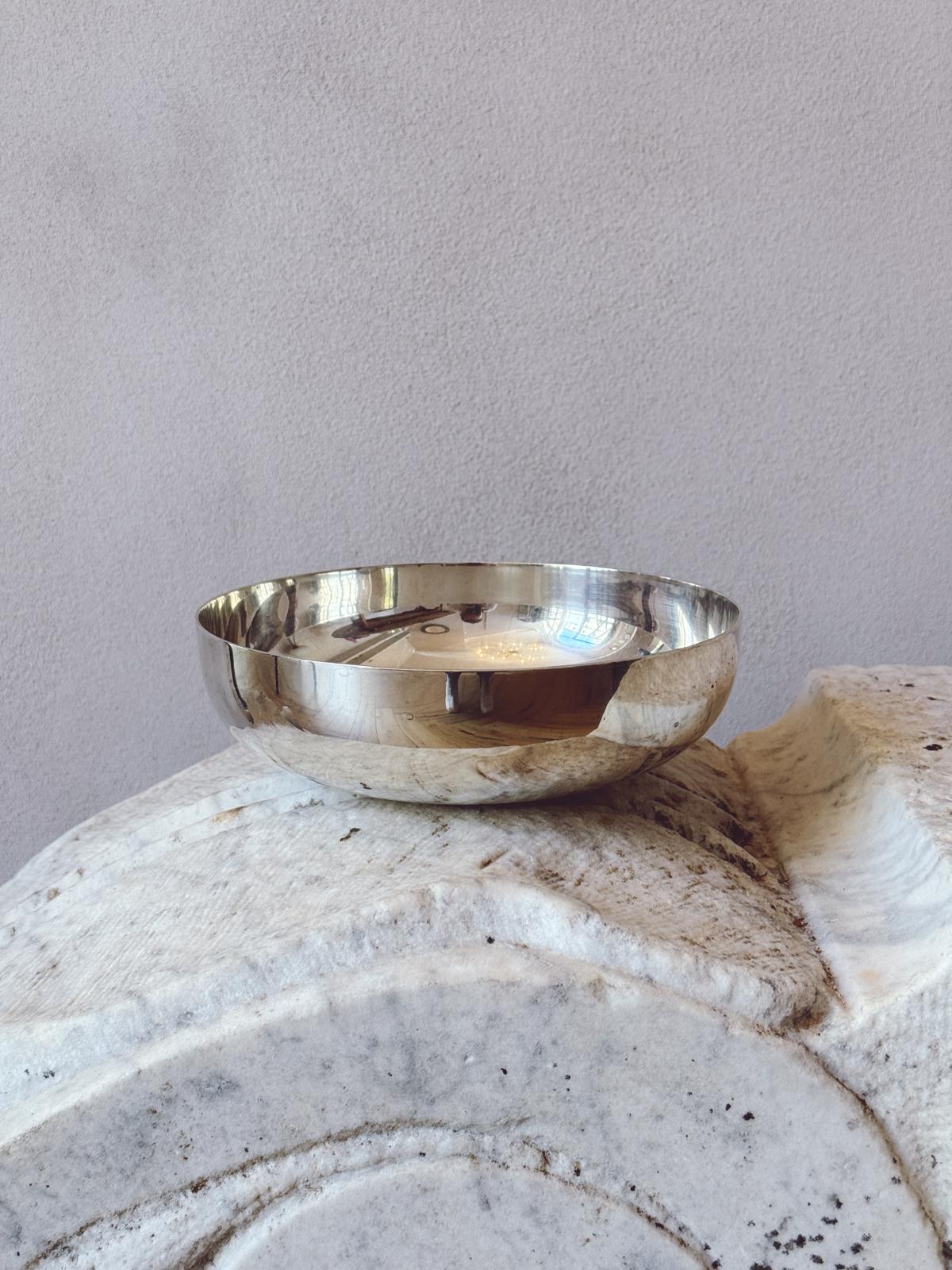 Pair of 1960s Sabattini Silver Bowls