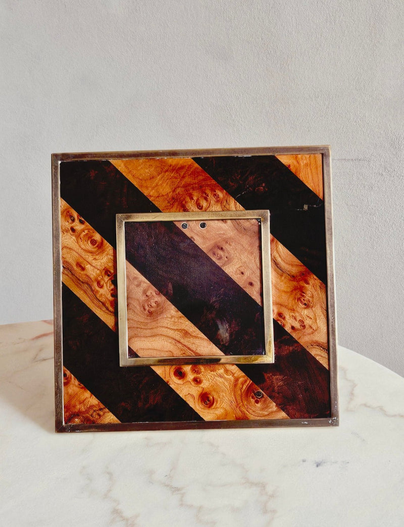 1970s Large Italian Wooden Picture Frame