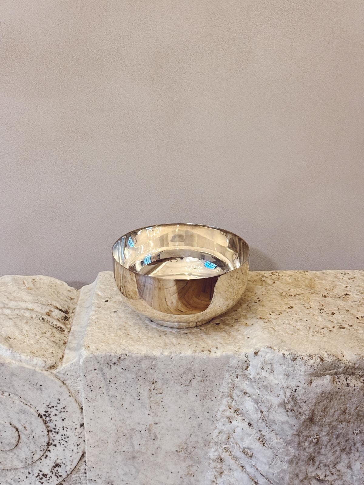 1960s Lino Sabbatini Silver Bowl