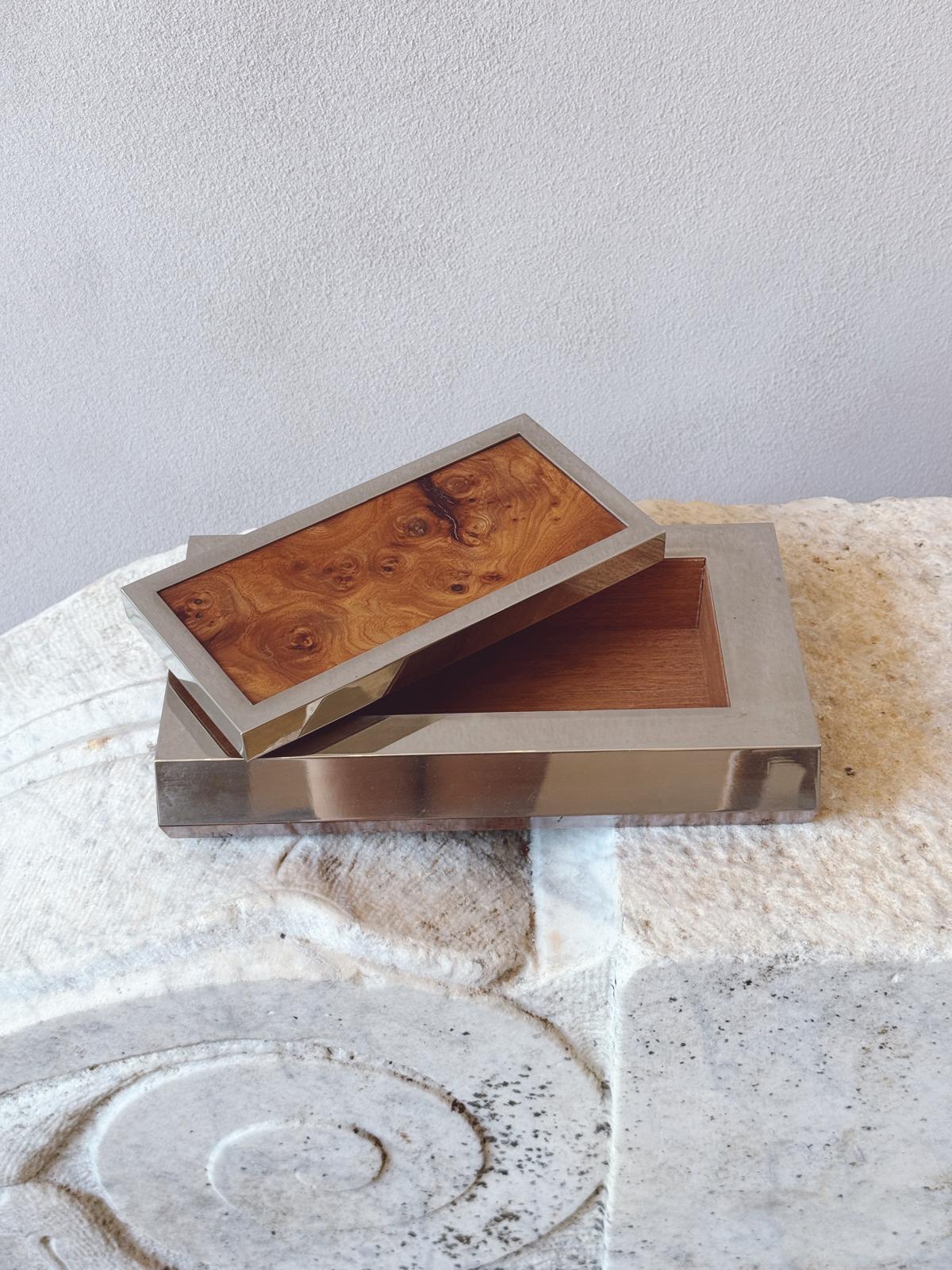 1960s Faux Walnut Desk box