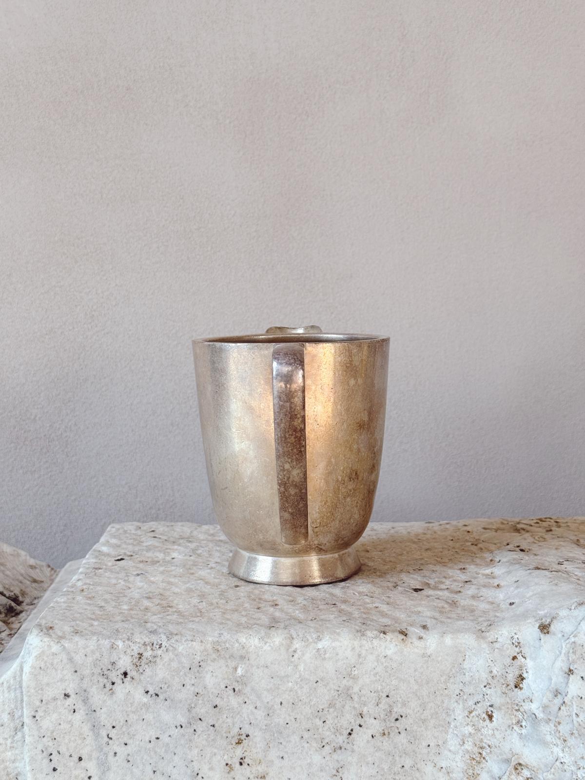 1950s Set of Three Metal Jugs by Fratelli Calderoni