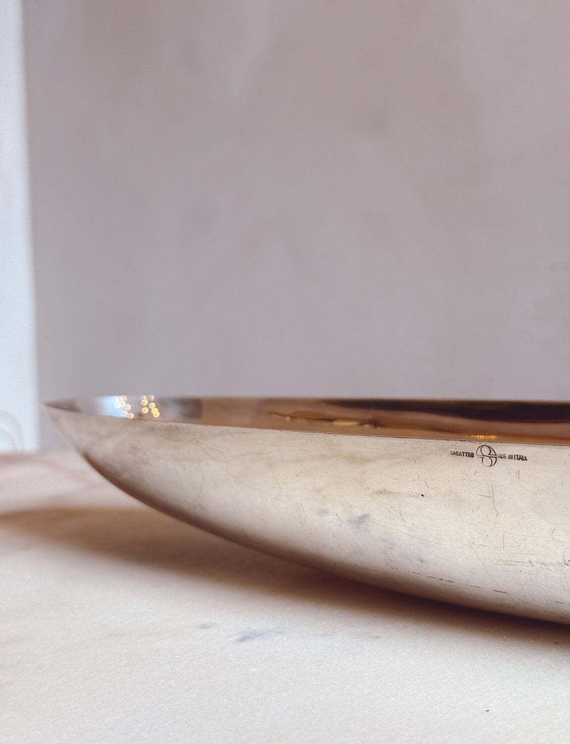 1960s Silver-plated Lino Sabattini Boat shaped Plate