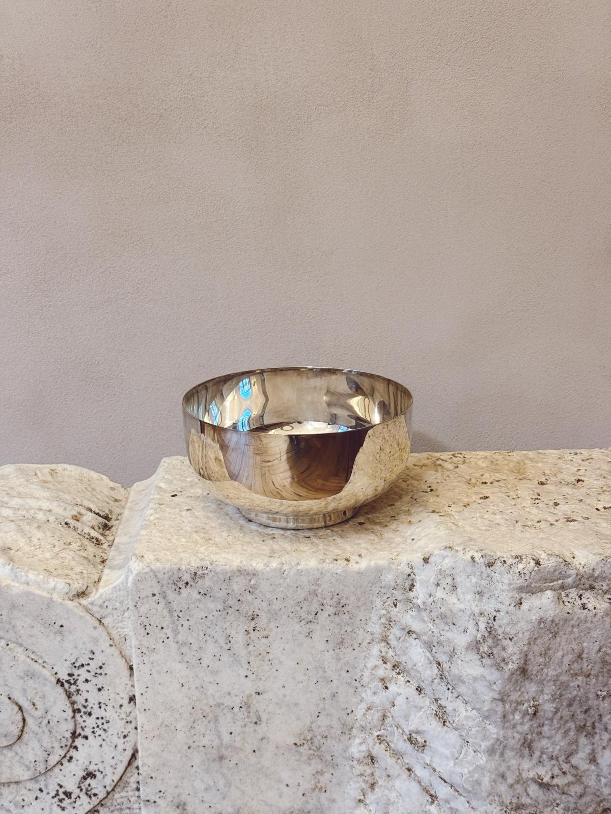 1960s Lino Sabbatini Silver Bowl