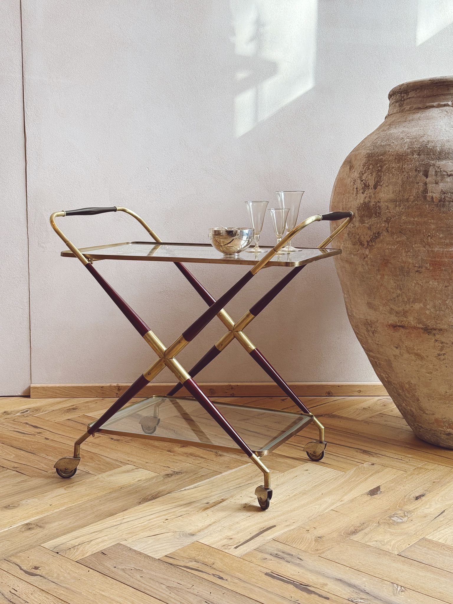 1960s Cesare Lacca Drinks Trolley