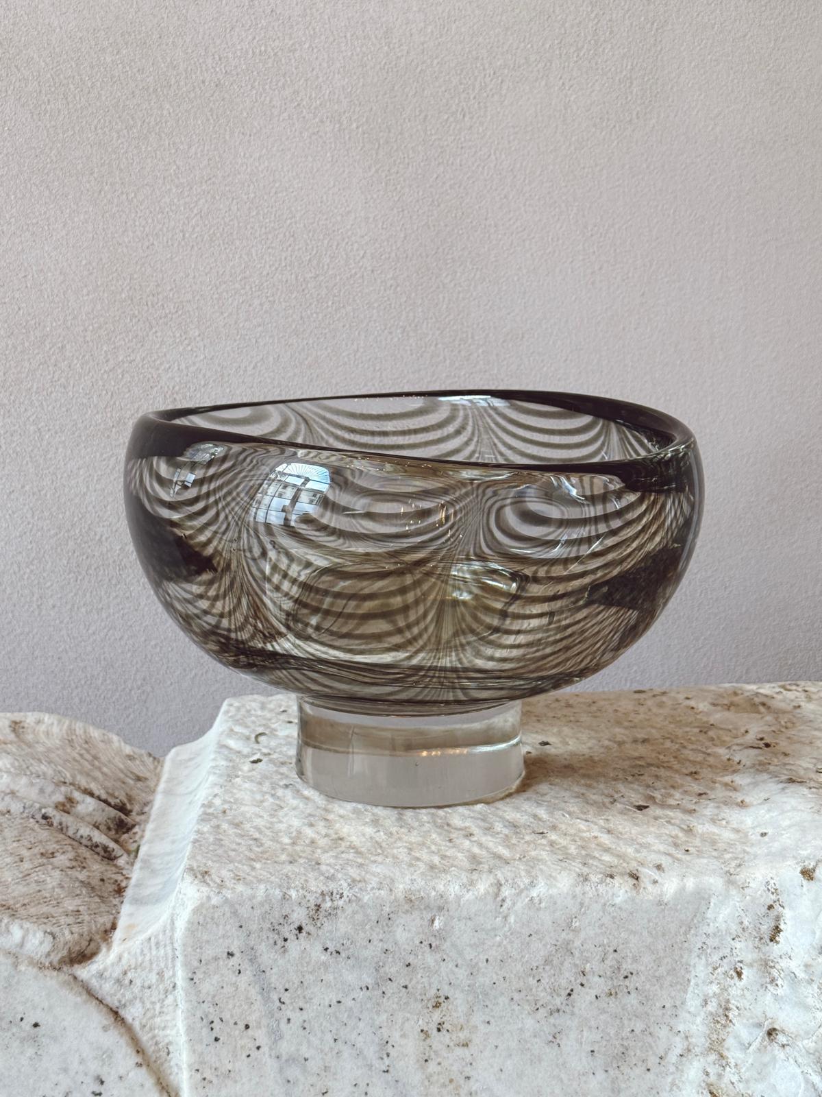 1970s Large Murano Glass Centrepiece with spider effect by Cenedese
