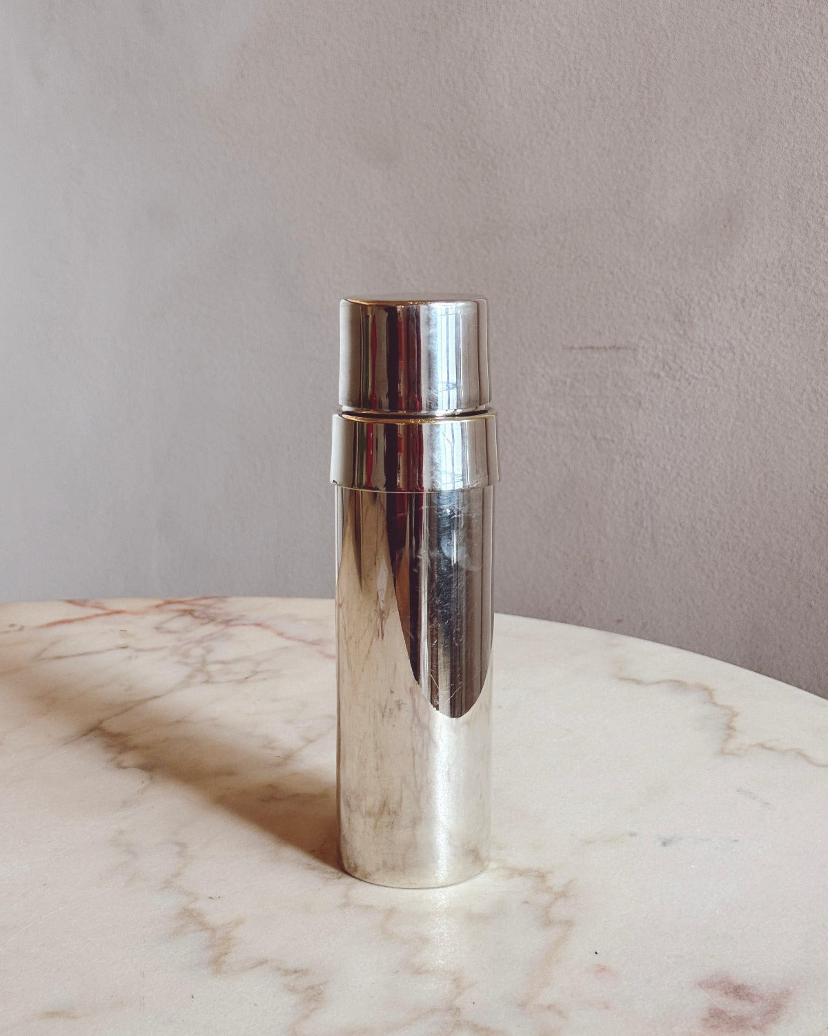 1960s FAOAL Silver-plated Handmade Cocktail Shaker