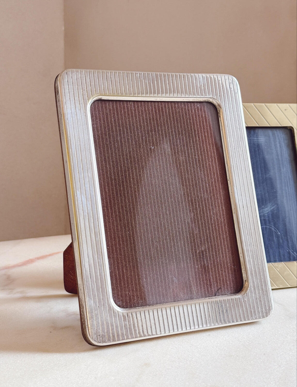 1970s Italian Chrome Photo frame