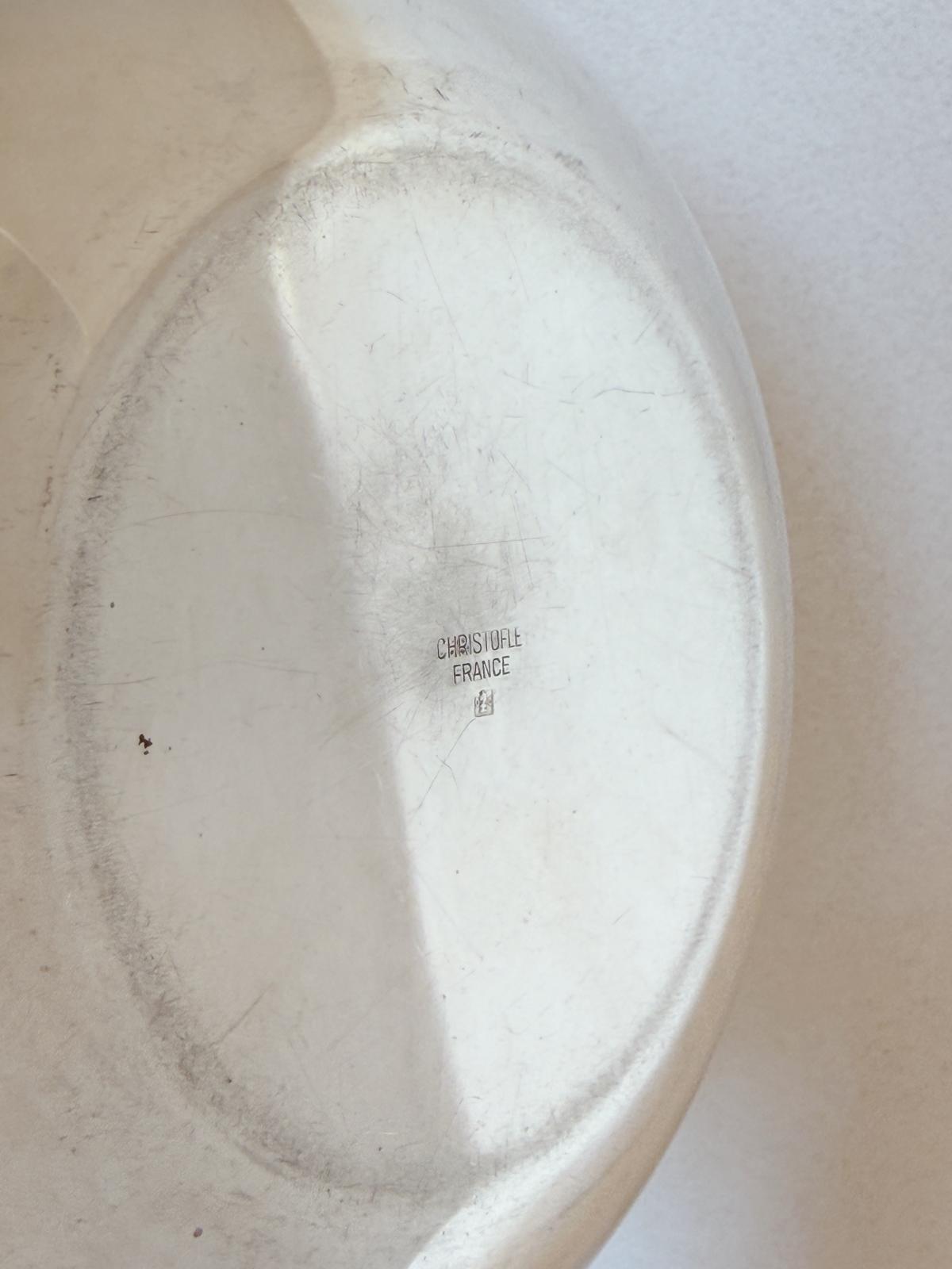 Set of three 1960s Christofle Silver Bowls