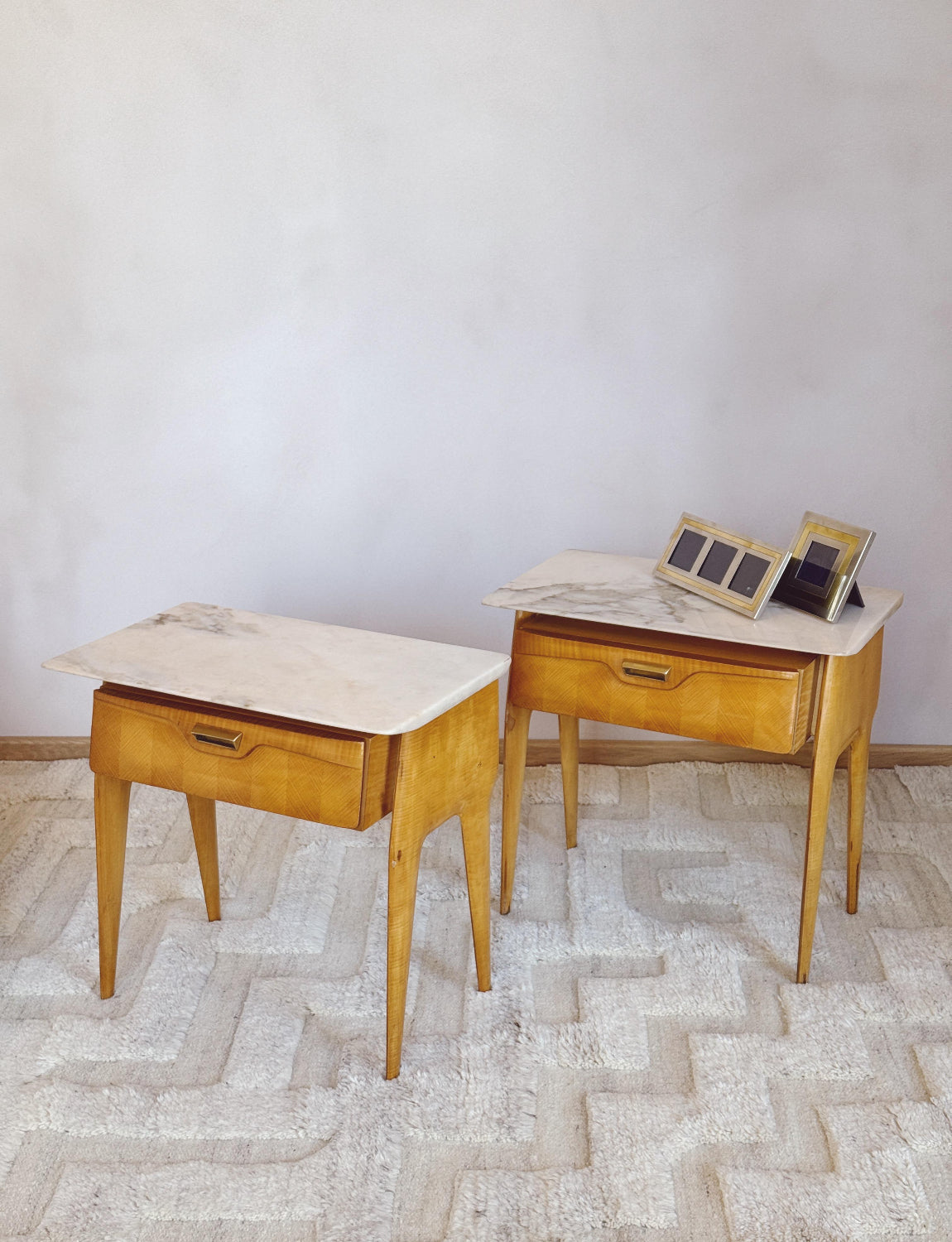 Pair of 1950s Ico Parisi Bedside Tables