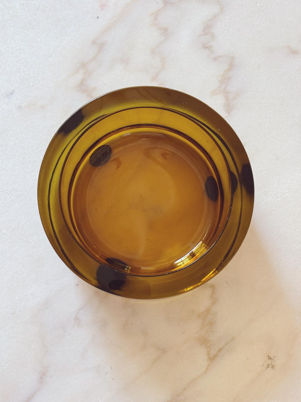1960s Sommerso Deep Yellow Bowl by Flavio Poli