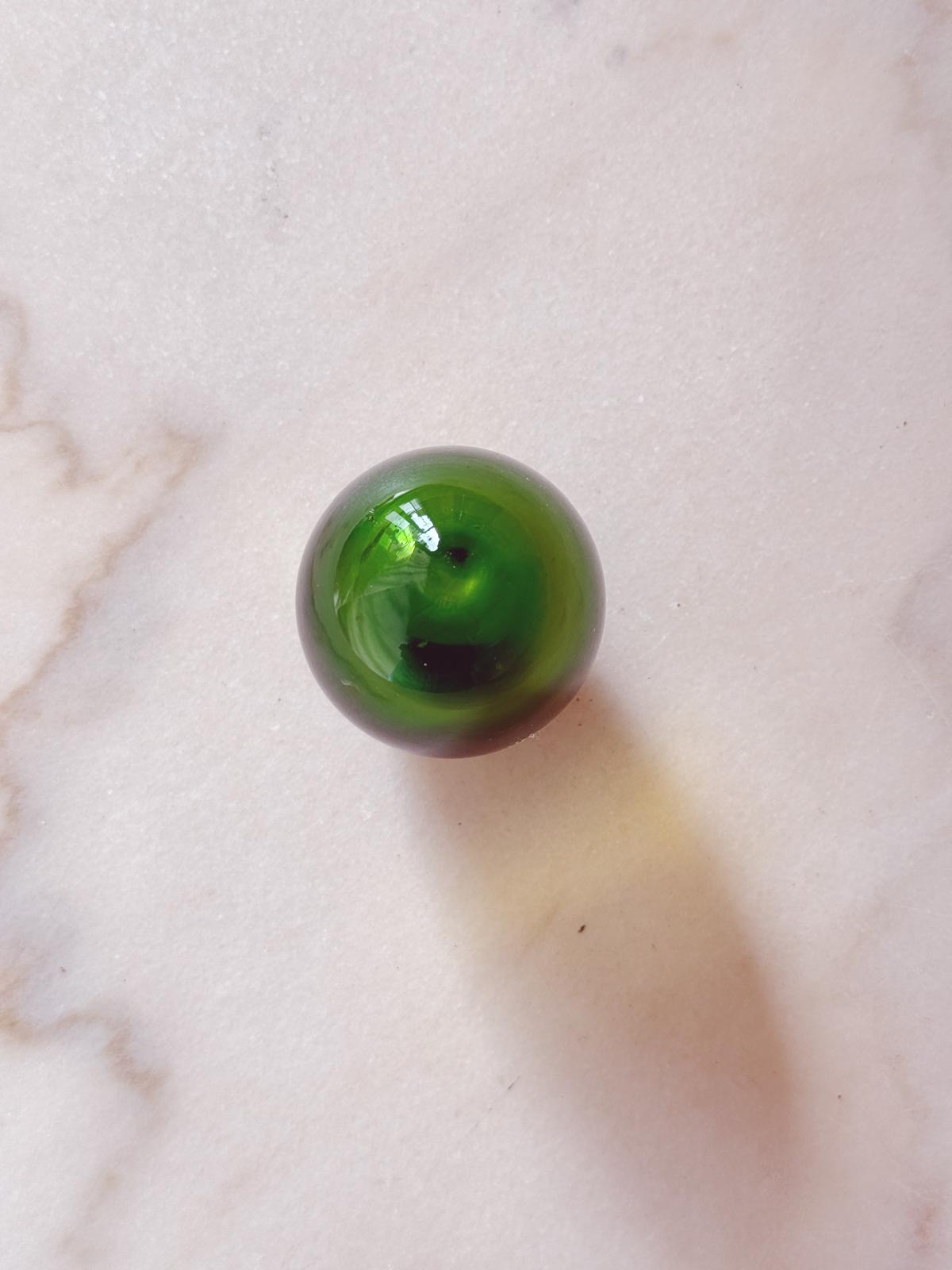 1960s Green and Yellow Sommerso Paperweight